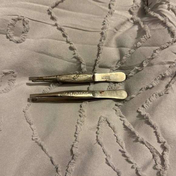 Set of vintage La Cross Tweezers - Picture 1 of 4